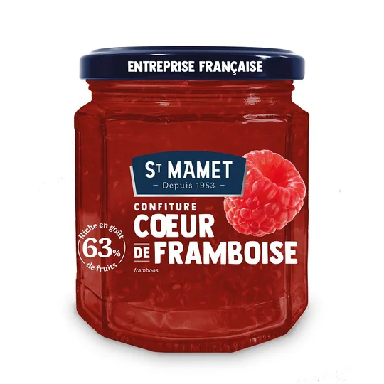 Confiture coeur de framboise