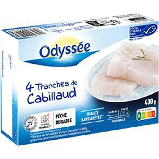Tranches de cabillaud