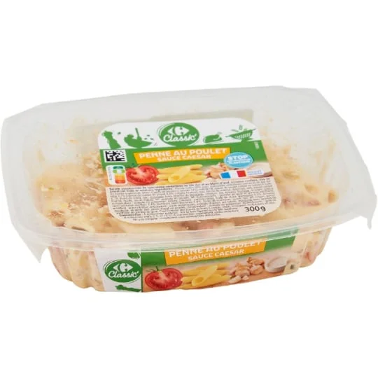 Salade Penne poulet sauce Caesar