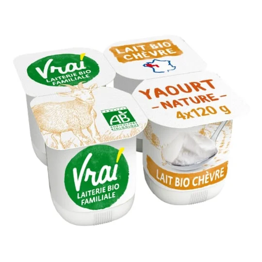 Yaourt de chèvre nature Bio
