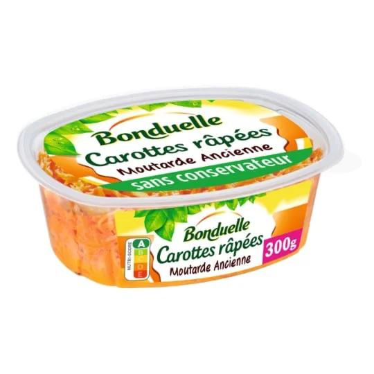 Carottes râpées moutarde à l'ancienne