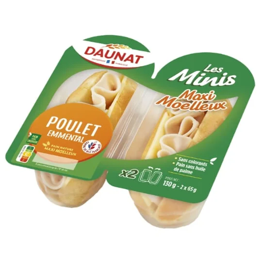 Sandwichs poulet/emmental