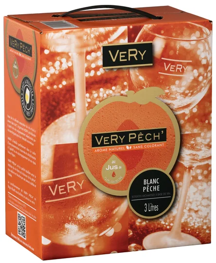 Boisson à base de vin Vin blanc - Pêche