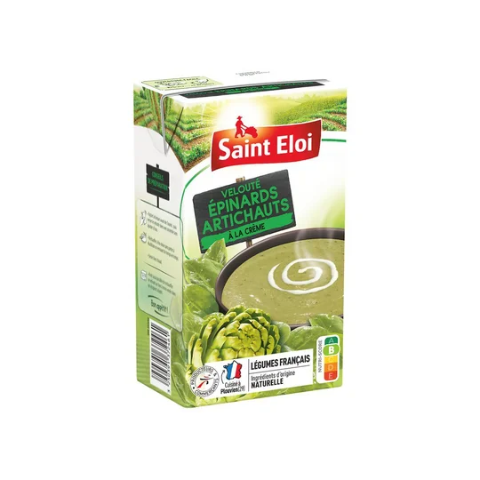 Velouté épinards artichauts à la crème