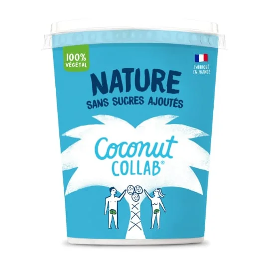 Dessert végétal au lait de coco nature