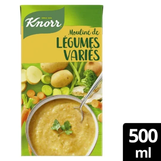 Soupe mouliné de légumes variés