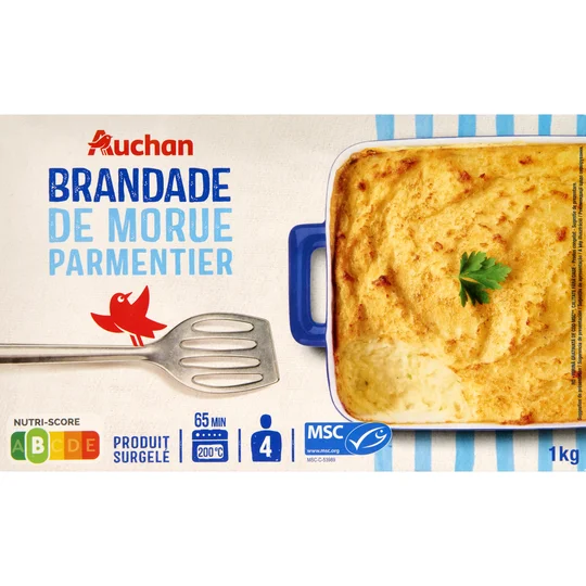 Brandade de morue parmentier MSC