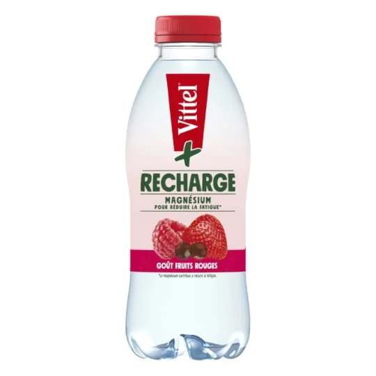 Eau aromatisée recharge fruits rouges