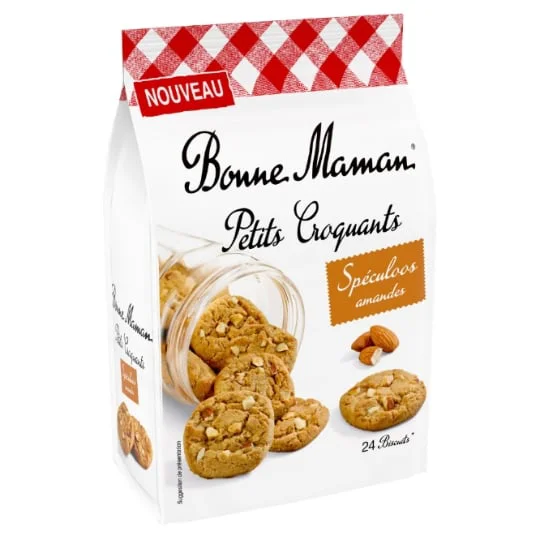 Biscuits petits croquants spéculoos amandes