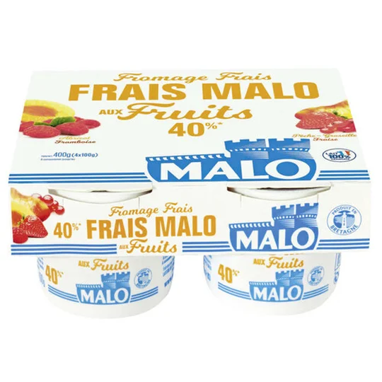 Fromage frais aux fruits