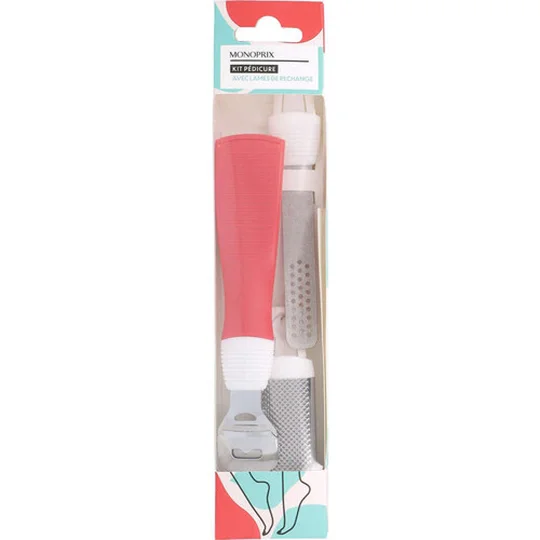 Kit pédicure avec lames de rechange