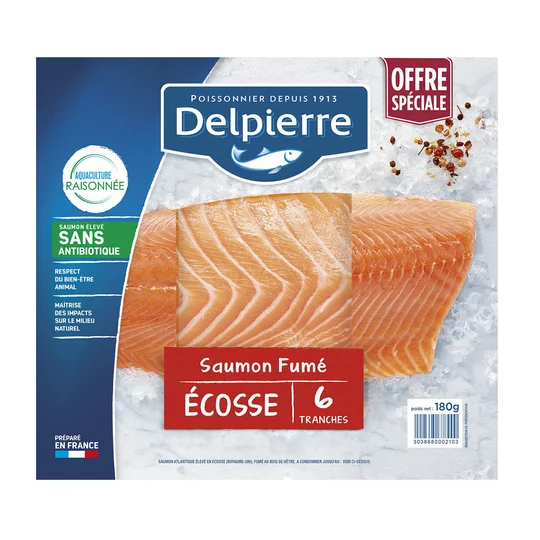 Saumon fumé - D'écosse - 6 tranches