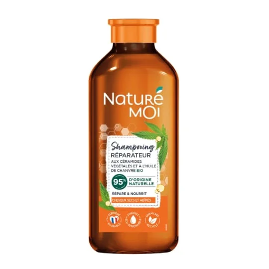 Shampoing Réparateur Céramides Végétales & Huile de Chanvre pour Cheveux Secs et AbîméOI