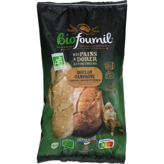Pain bio boulot campagne à cuire