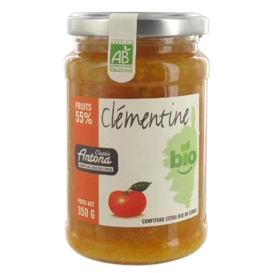 Confiture bio de clémentine