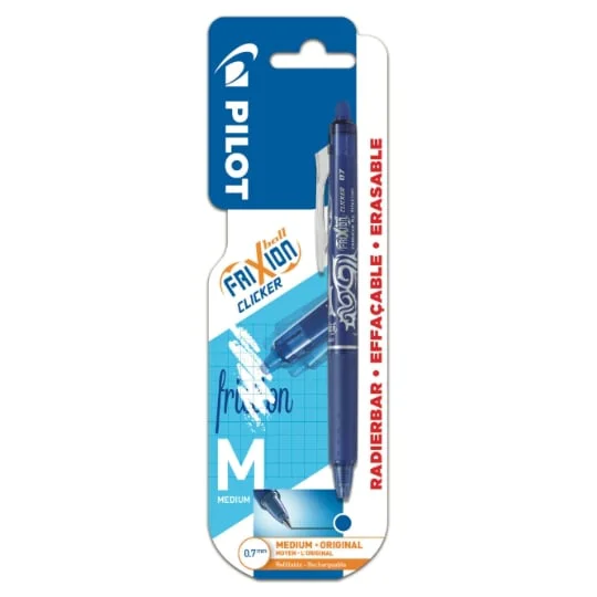 Stylo Roller rechargeable Rétractable encre effaçable
