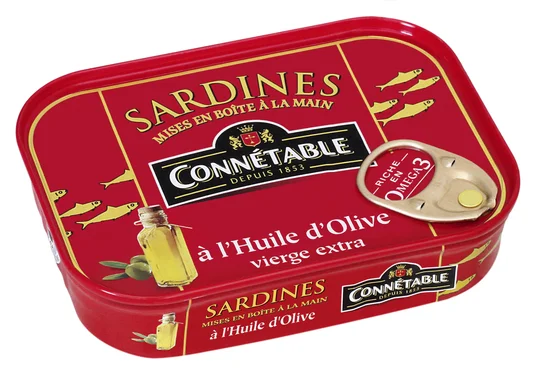 Sardines à l'ancienne à l'huile d'olive vierge extra