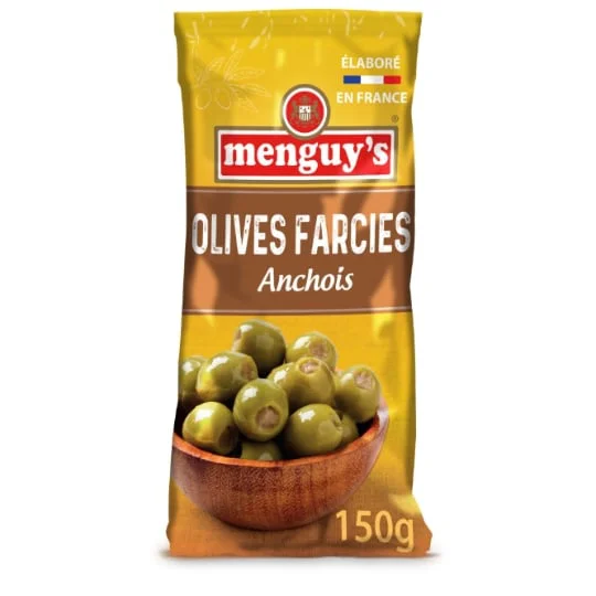 Olives vertes à la farce d'anchois