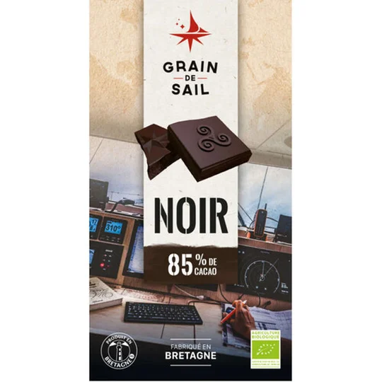 Tablette de Chocolat Noir 85% Cacao Bio