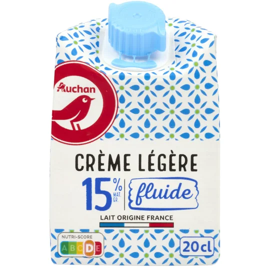 Crème légère fluide 15%MG