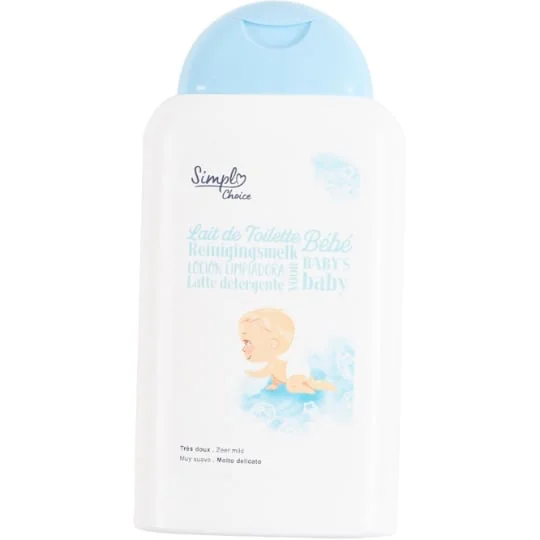 Lait de toilette bébé très doux