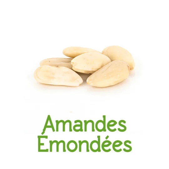 Amandes emondées BIO en vrac