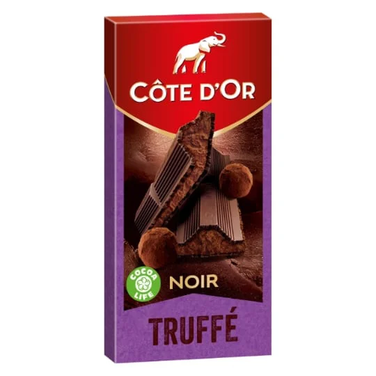 Chocolat noir fourré Truffé