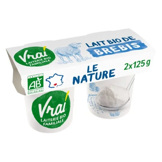 Yaourt de brebis nature Bio