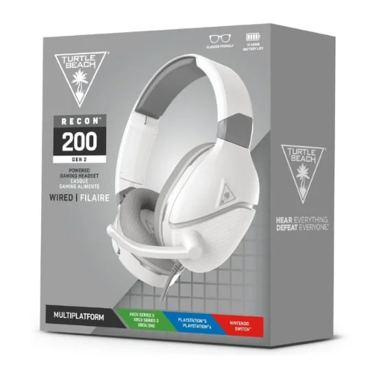 Casque Gaming Blanc 2e génération - Recon 200