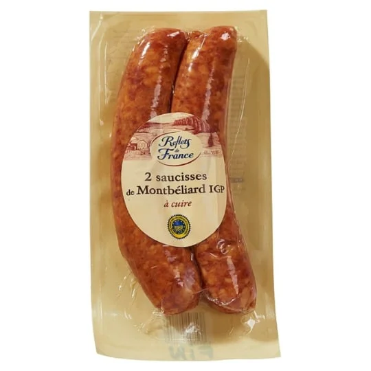 Saucisses de Montbéliard à cuire