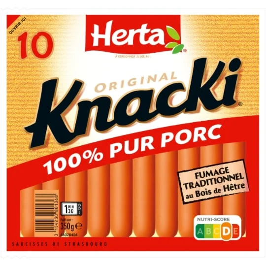 Saucisses 100% Pur Porc