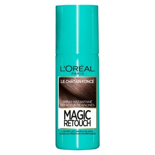 Coloration Cheveux Temporaire Spray Retouche Racine Châtain Foncé