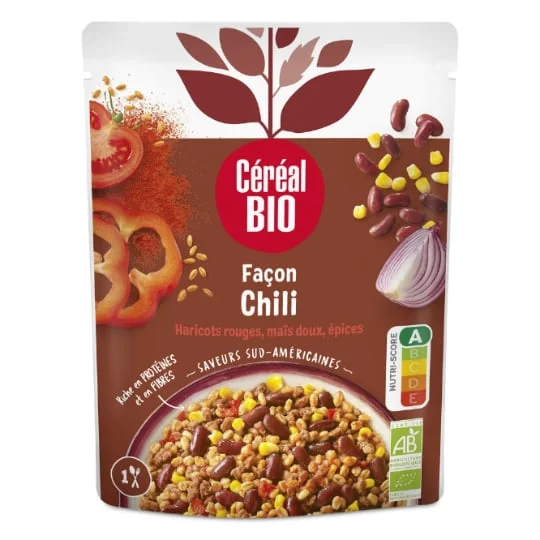 Haricots rouges blé, soja façon Chilli Bio