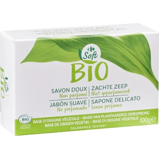 Savon bio doux non parfumé