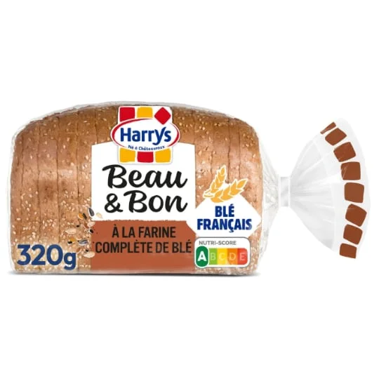 Pain de mie complet lin tournesol beau & bon