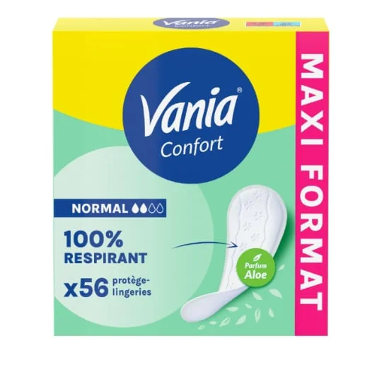 Protège-Slip Normal Respirant Aloe Vera Confort