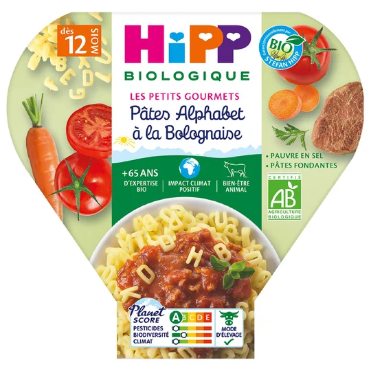 Pâtes Bolognaise Bio 12 mois