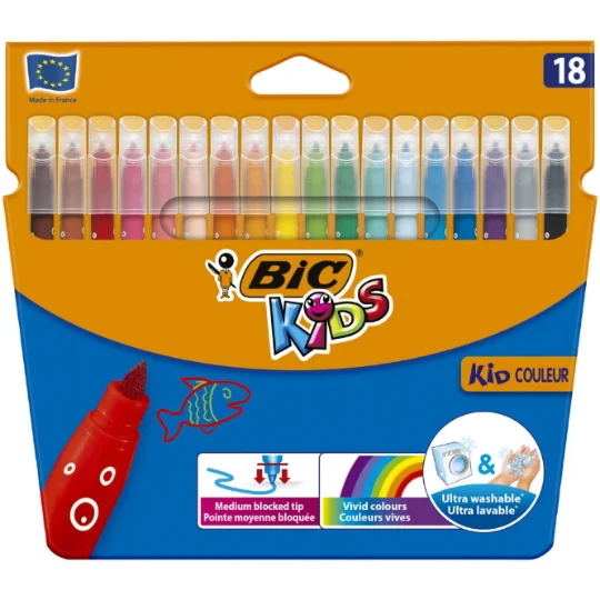 Feutres de coloriage Kids co motif bulles