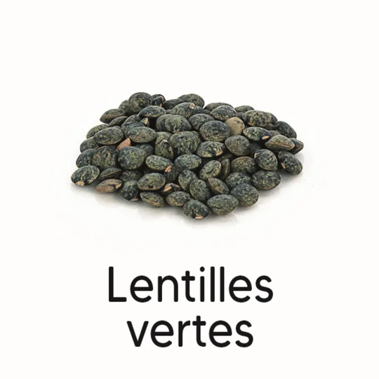 Lentilles vertes BIO en vrac