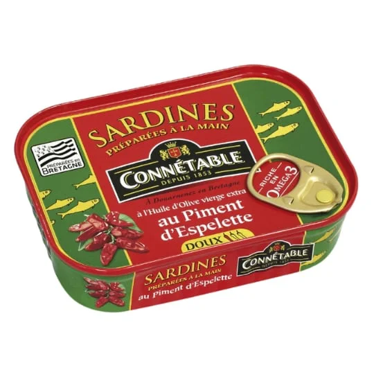 Sardines piment d'Espelette doux