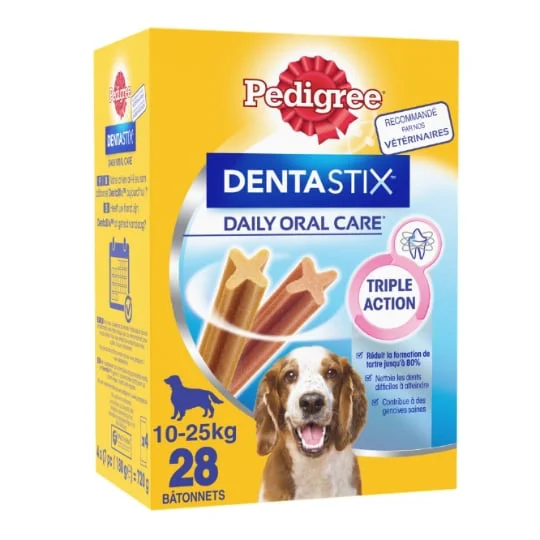Récompense pour chien Sticks Dentastix chien médium