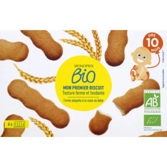Mon premier biscuit, dès 10 mois, bio
