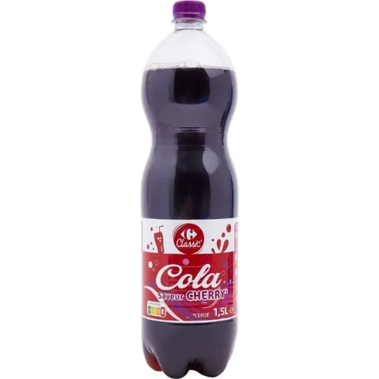 Soda cola saveur cerise