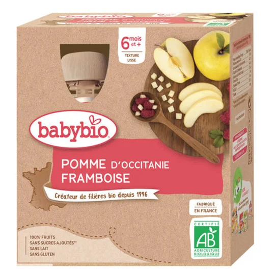 Gourde de Compote Pomme Framboise
