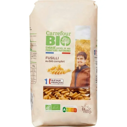 Fusili bio au blé complet