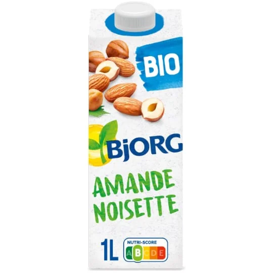 Boisson végétale bio amandes noisettes