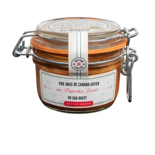 Foie de canard entier au paprika fumé
