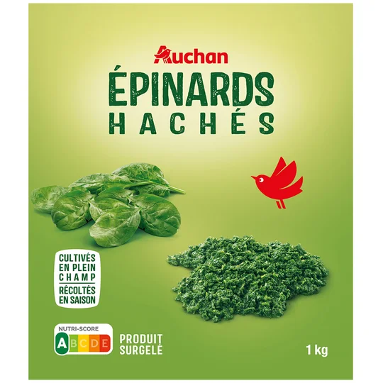 Epinards hachés