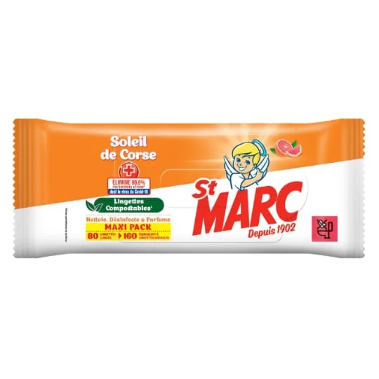 Lingettes Soleil de Corse - x80