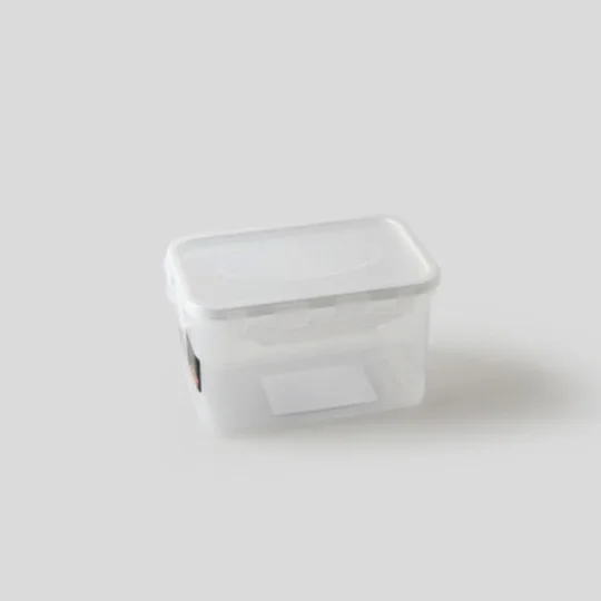 Boîte pour congélateur et micro-onde 0,7L, 4 clips